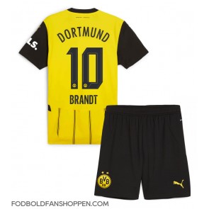 Borussia Dortmund Julian Brandt #10 Hjemmebanetrøje Børn 2024-25 Kortærmet (+ Korte bukser)